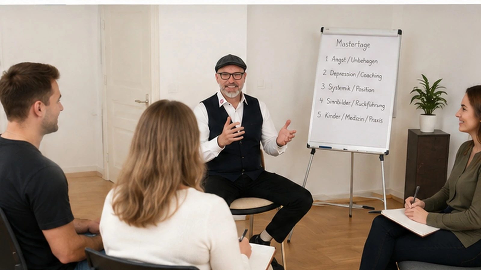 DHI Stufe 3: KI-visualisierte Masterclass mit kleiner Seminargruppe und persönlicher Anleitung